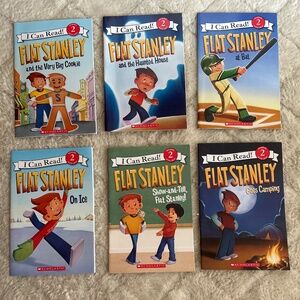 Flat Stanley, I can read level two set of six books